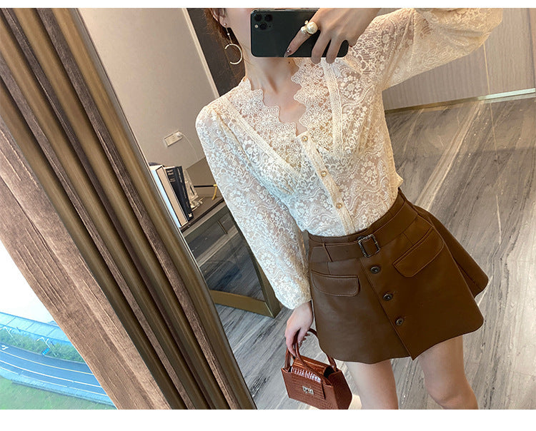 Classy Temperament Elegant Korean Fashion Blouse