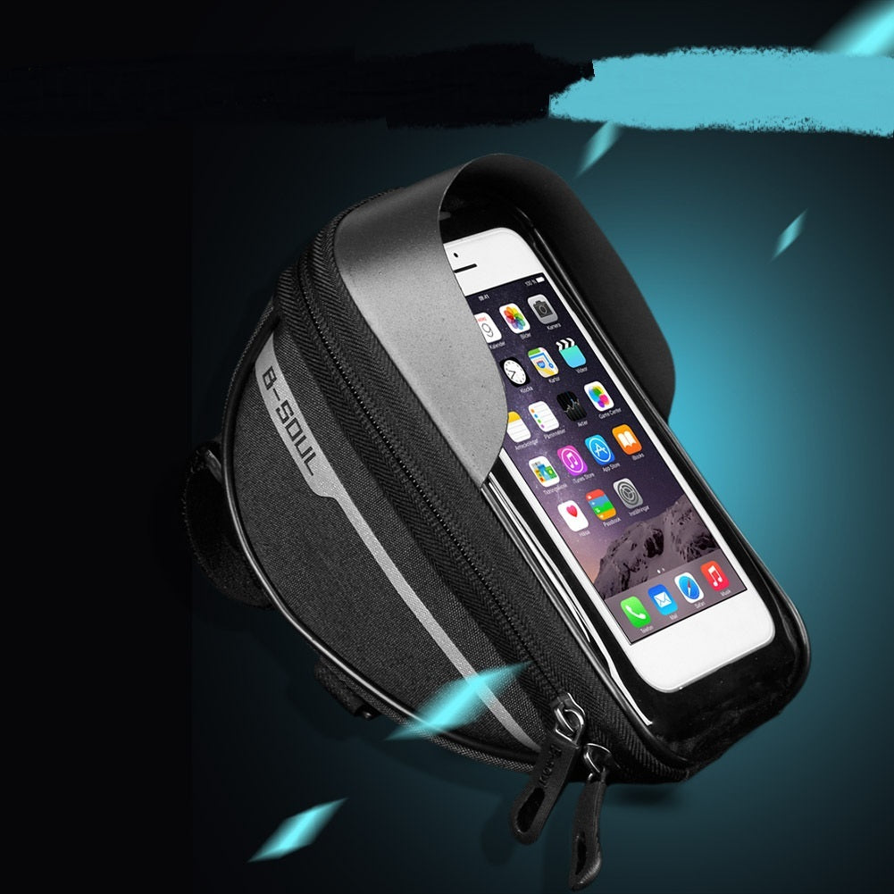 Bicycle Cell Phone Holder - Cell Phone Front Pocket