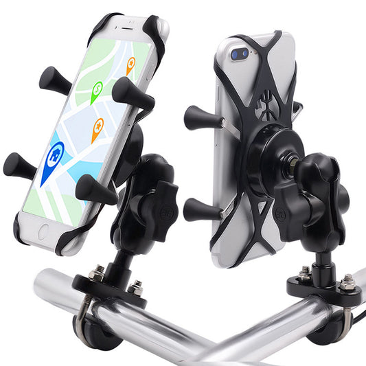 Motorcycle Mobile Phone Bracket - Modification Electric Bike Bicycle Accessories Aluminum Alloy Base Bracket