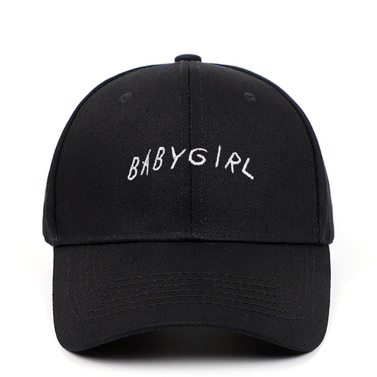 BABYGIRL Letter Embroidered Baseball Cap - Spring New Product Cap Outdoor Sports Sun Visor