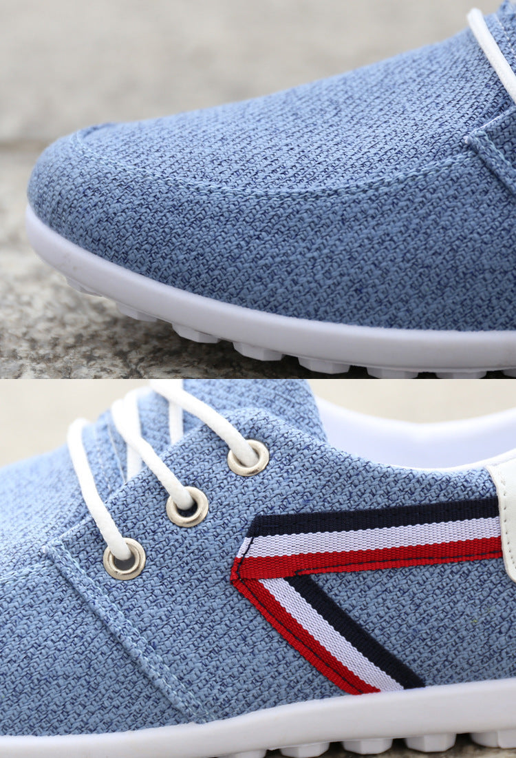 Men's Soft-Soled Canvas Shoes-  Sports And Leisure Old Beijing Cloth Shoes, Peas Shoes