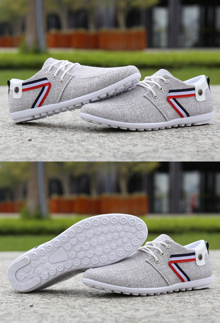 Men's Soft-Soled Canvas Shoes-  Sports And Leisure Old Beijing Cloth Shoes, Peas Shoes