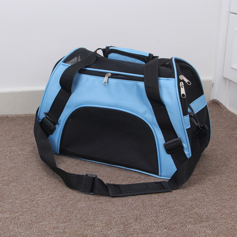 Portable Pet Mesh Carrier Bag - Pet Travel Bags