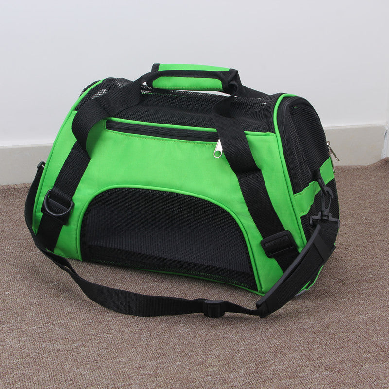 Portable Pet Mesh Carrier Bag - Pet Travel Bags