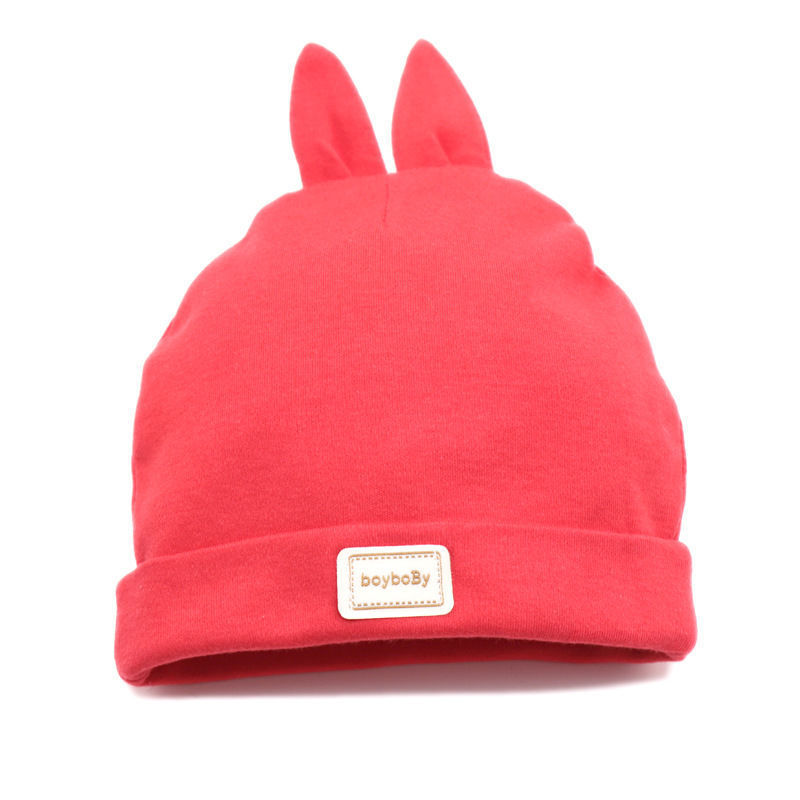 Cute Kids Cap with Bibs - Candy Solid Colors Boys/Girls Baby Beanies, New Born Baby Hat