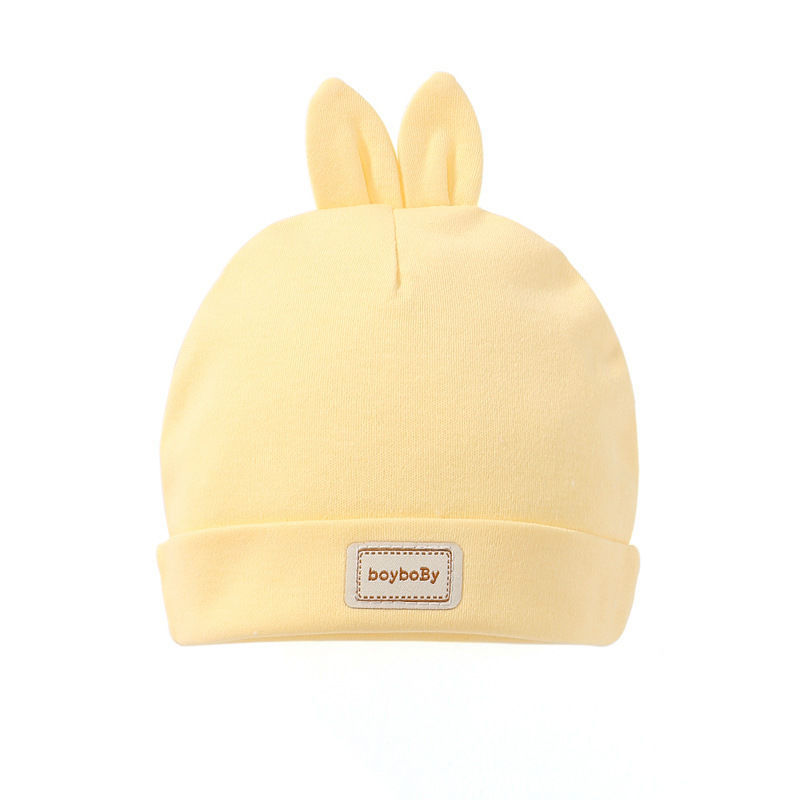 Cute Kids Cap with Bibs - Candy Solid Colors Boys/Girls Baby Beanies, New Born Baby Hat