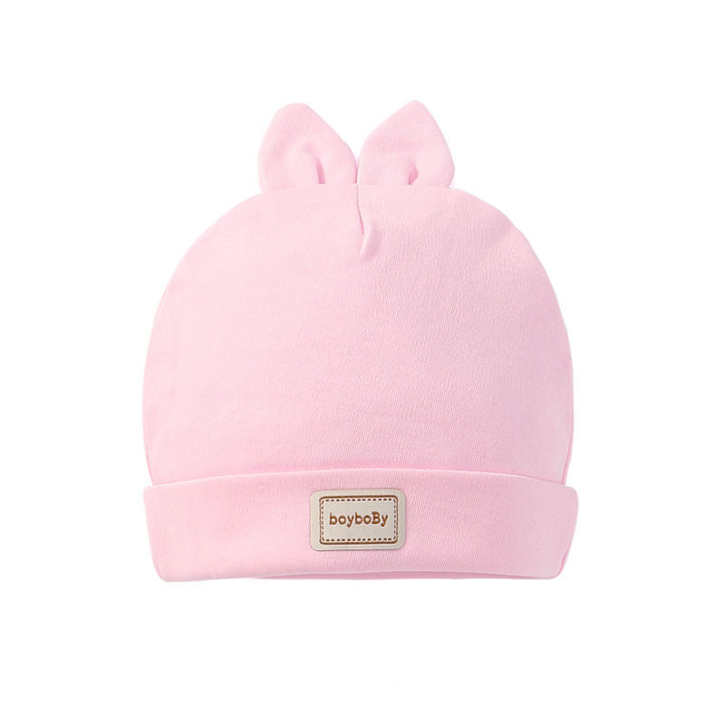 Cute Kids Cap with Bibs - Candy Solid Colors Boys/Girls Baby Beanies, New Born Baby Hat