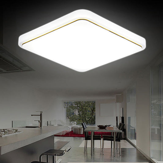 Simple Square Lighting Ceiling Lamp - Living Room Bedroom Lighting Ceiling Lamp