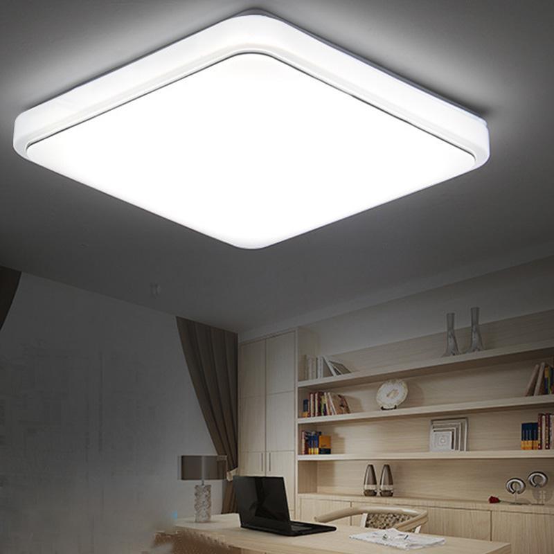 Simple Square Lighting Ceiling Lamp - Living Room Bedroom Lighting Ceiling Lamp