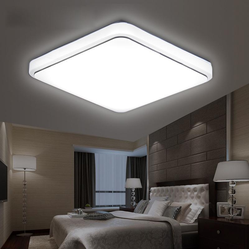 Simple Square Lighting Ceiling Lamp - Living Room Bedroom Lighting Ceiling Lamp