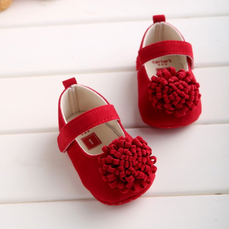 Toddler Female Baby Shoes - Soft Sole Princess Series Step Shoes Baby Shoes