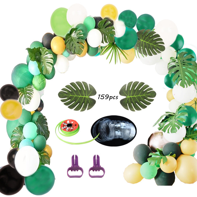 Animal Balloon Theme Party Decoration – Green Forest Jungle Series - JumoShop