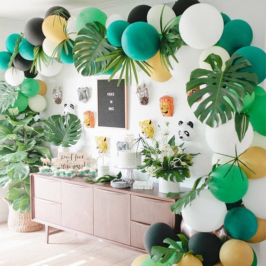 Animal Balloon Theme Party Decoration – Green Forest Jungle Series - JumoShop