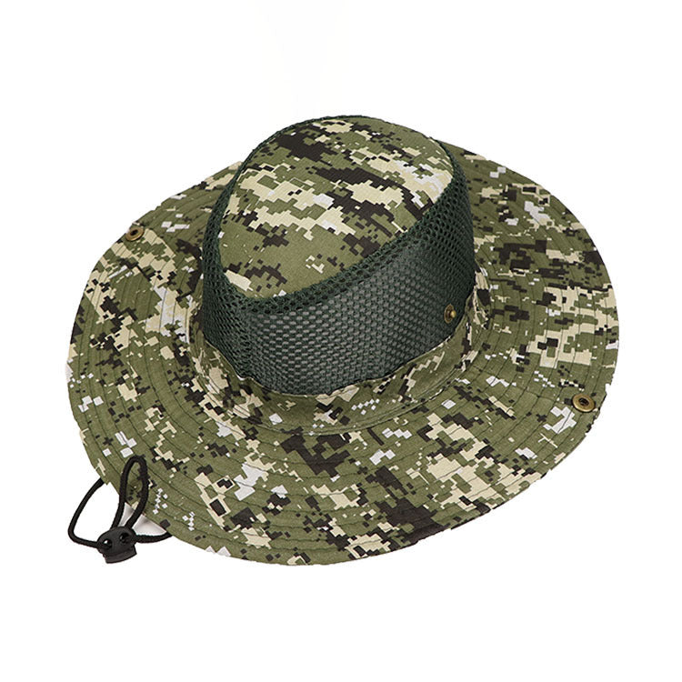 Outdoor Hat Digital Camouflage Hat - Fisherman Hat