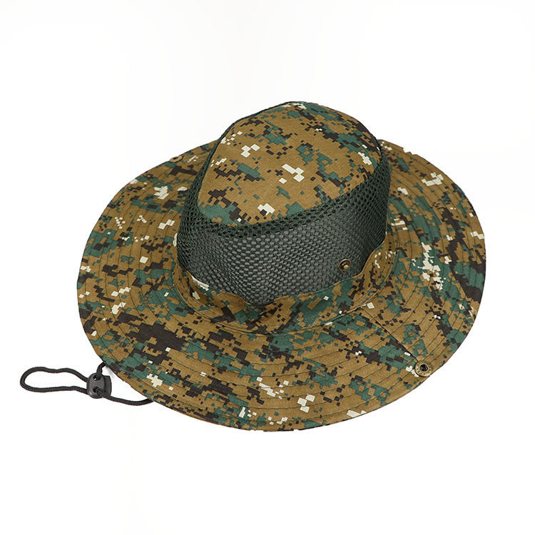 Outdoor Hat Digital Camouflage Hat - Fisherman Hat