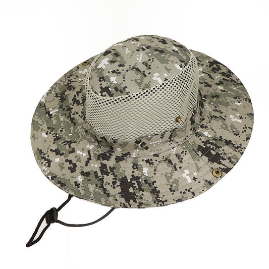 Outdoor Hat Digital Camouflage Hat - Fisherman Hat