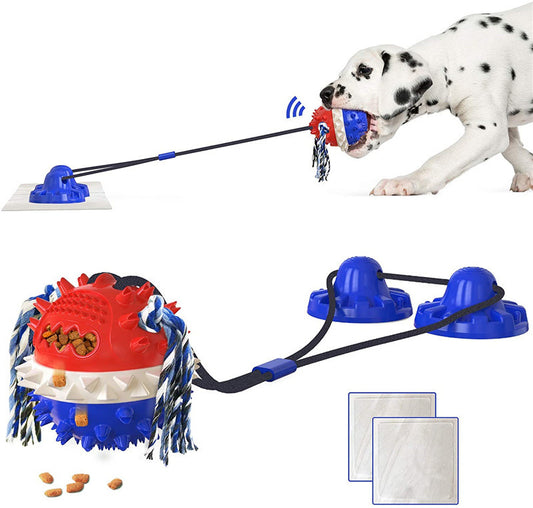 Large Dog Interactive Toy - Aggressive Chew Dog Indestructible Toy Suction Cup