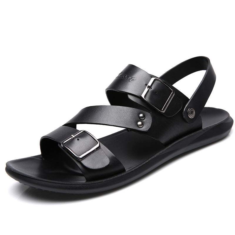 Sandals - Men's Casual Comfortable Barefoot Buckle Shoes