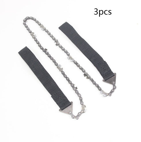 24 Inch Portable Hand Chain Saw - outdoor survival hand saw garden garden hand saw outdoor wire saw
