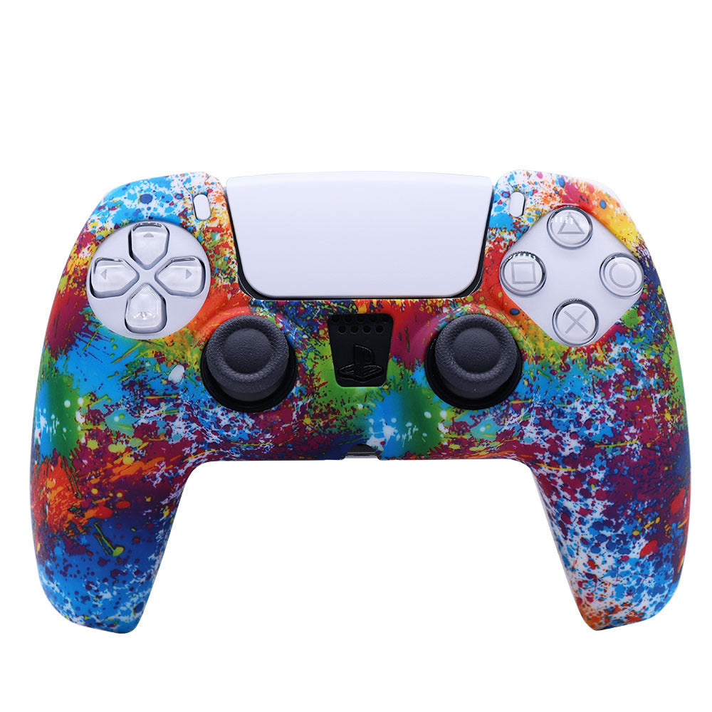 PS5 Protective Silicone Skin Case - DualSense Wireless Controller Thumb Grips Gel Rubber Cover - JumoShop