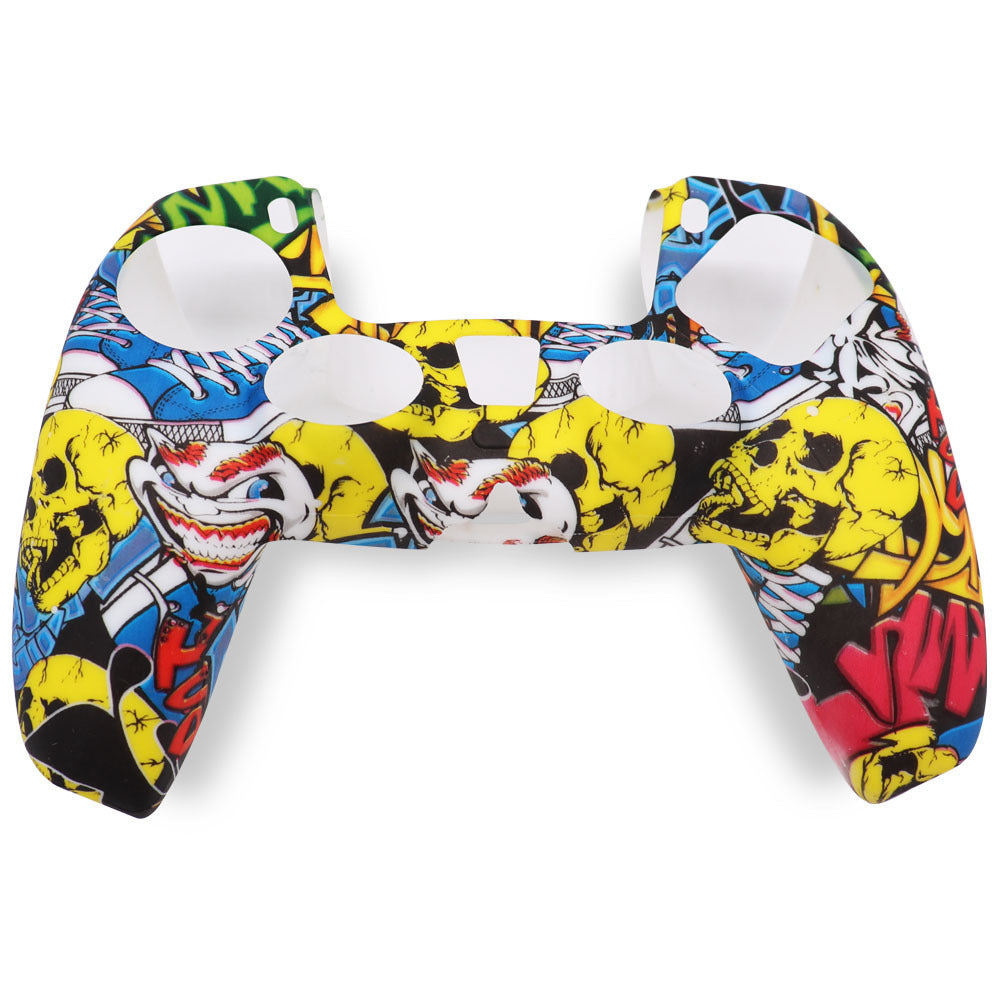 PS5 Protective Silicone Skin Case - DualSense Wireless Controller Thumb Grips Gel Rubber Cover - JumoShop