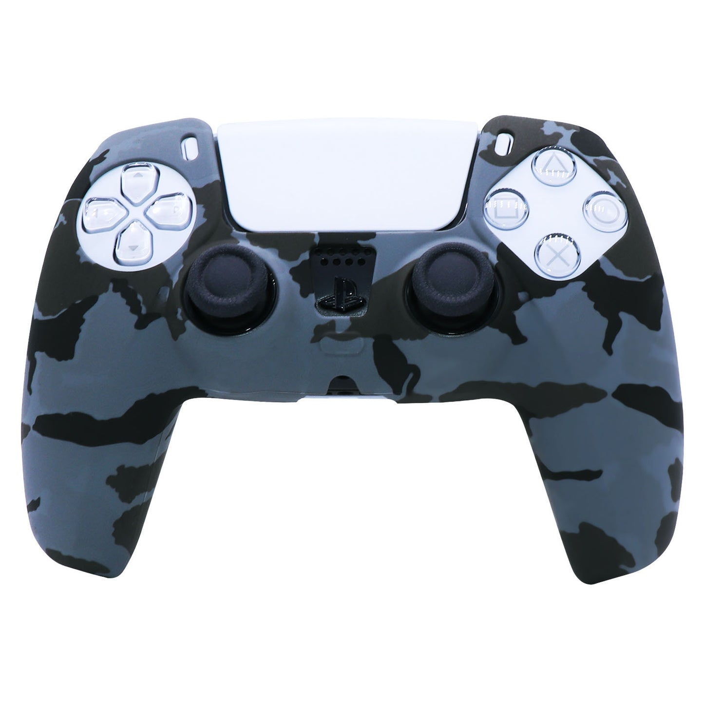 PS5 Protective Silicone Skin Case - DualSense Wireless Controller Thumb Grips Gel Rubber Cover - JumoShop