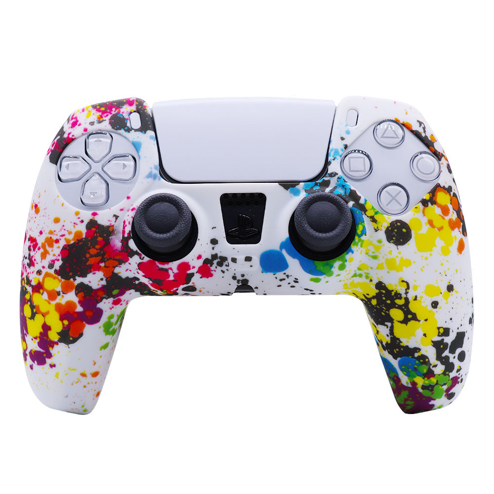 PS5 Protective Silicone Skin Case - DualSense Wireless Controller Thumb Grips Gel Rubber Cover - JumoShop