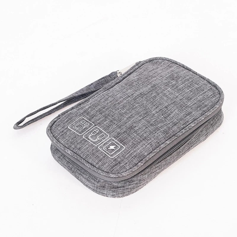 Cable Organizer Bag - Portable Travel Electronic Accessories, Storage Bag, Charger Headset, Digital Pouch