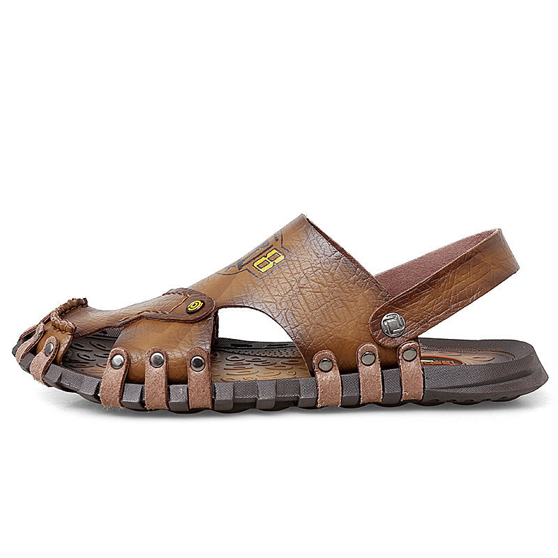 Baotou Sandals - Men's Casual Leather Sandals