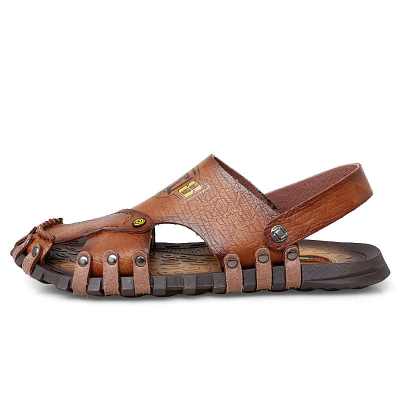 Baotou Sandals - Men's Casual Leather Sandals