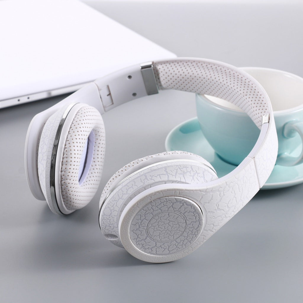 Universal Interface Foldable Headset - Mobile Phone Headset With Microphone Color Fashion Headset