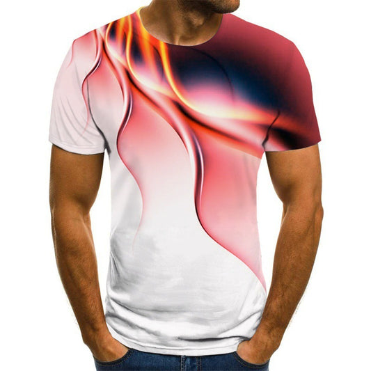 Men's Breathable Lightning 3D T-shirt