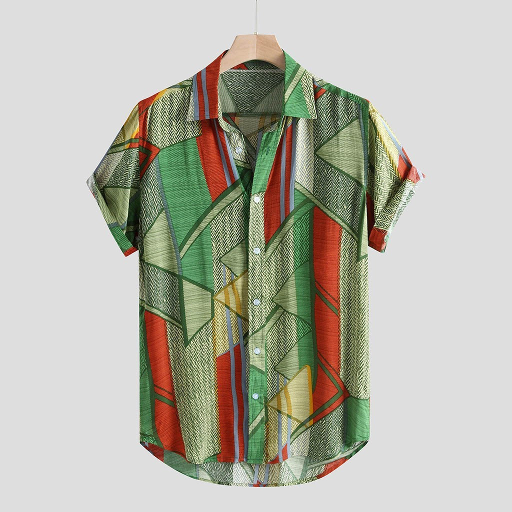 Hawaii Shirts - Men Hip Hop Printing Shirts