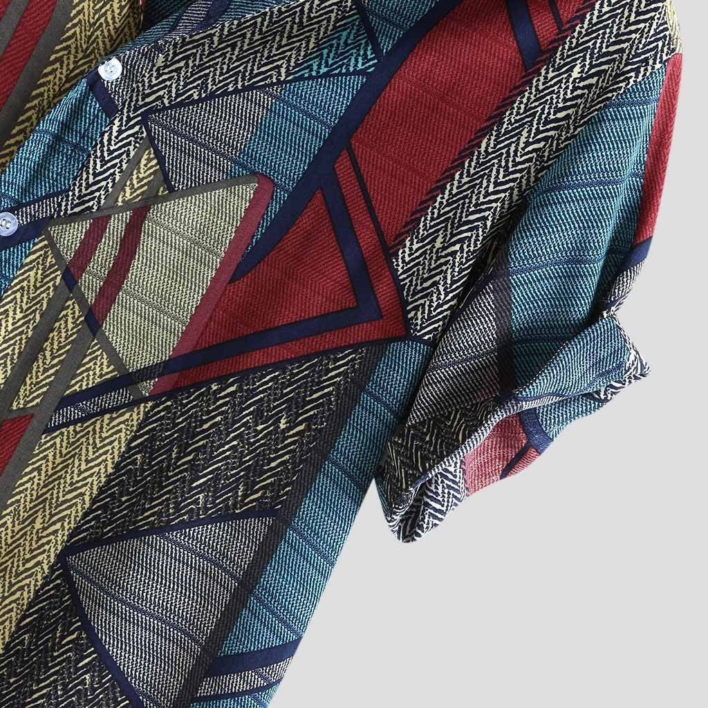 Hawaii Shirts - Men Hip Hop Printing Shirts