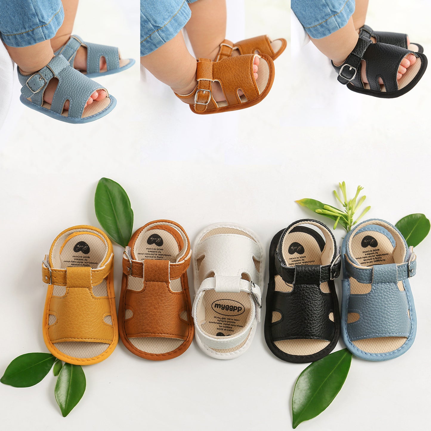Adorable Summer Baby Sandals - Toddler Shoes