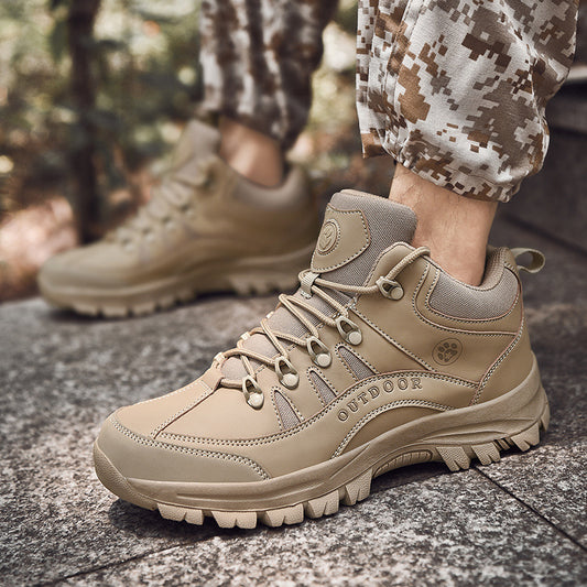 Fashion Hiking Shoes - Military Boots Non-slip Wear-resistant Outdoor Shoes