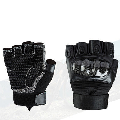 Tactical Gloves - Full-Finger Half-Finger Stab-Resistant Outdoor Mountaineering Riding Field Equipment