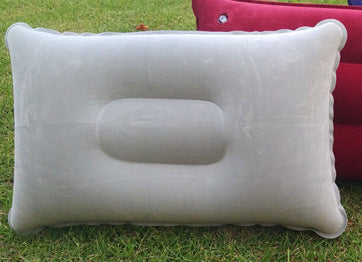 Outdoor Pvc Pillows - Travel Camping Thick Flocking Rectangular Inflatable Pillows Nap Companion Square Pillow