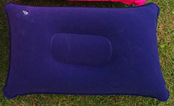 Outdoor Pvc Pillows - Travel Camping Thick Flocking Rectangular Inflatable Pillows Nap Companion Square Pillow