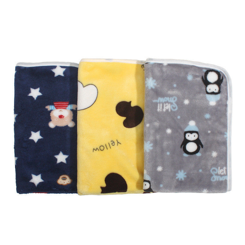 Four Seasons Blanket - Kennel Pad Warm Coral Fleece