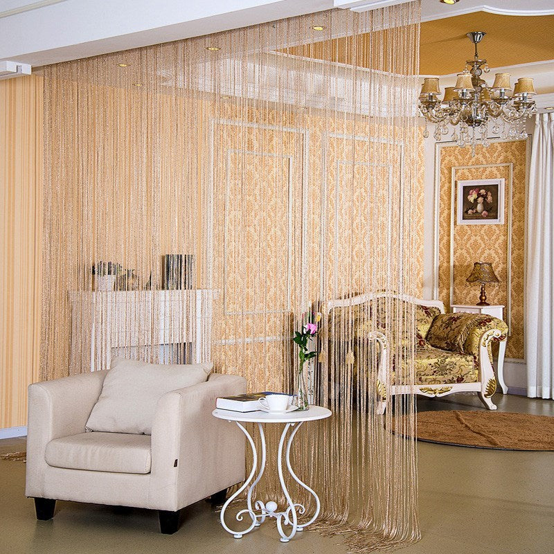 Door Thread Partition Curtain - Hanging Curtain Window Screen