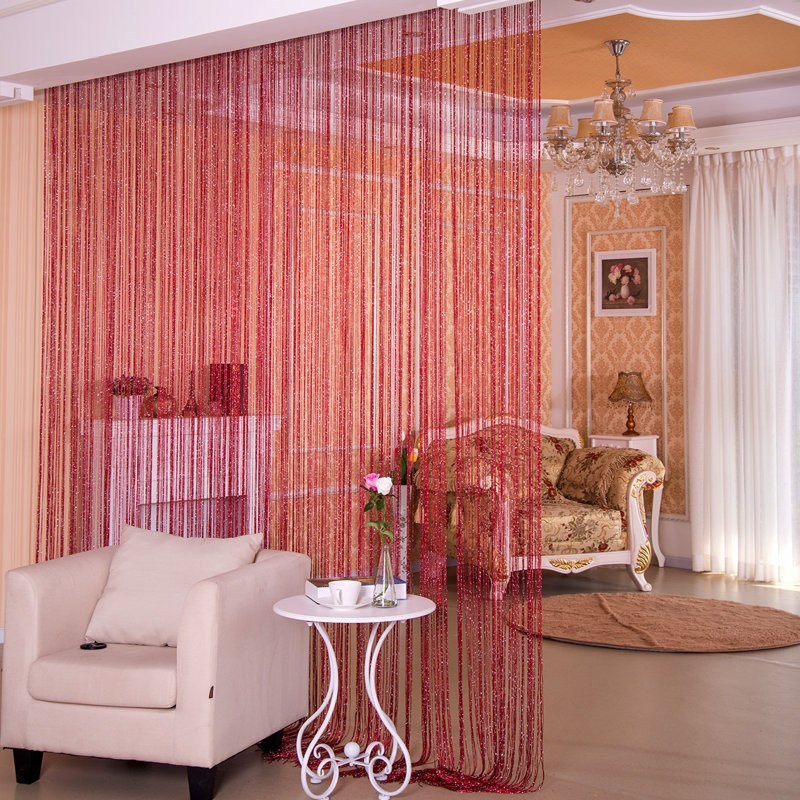 Door Thread Partition Curtain - Hanging Curtain Window Screen
