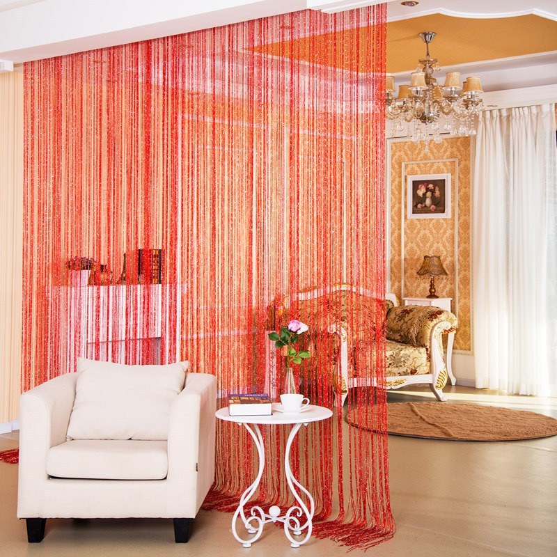Door Thread Partition Curtain - Hanging Curtain Window Screen