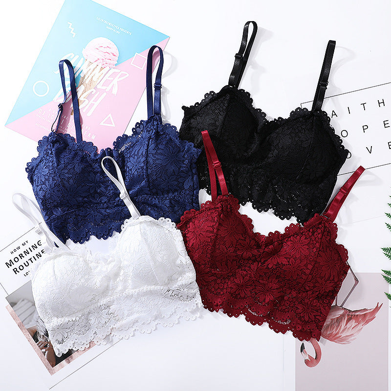 Lace Beauty Strap Padding Bra