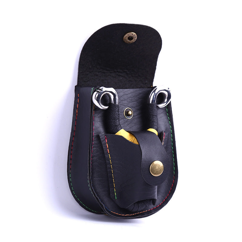 Slingshot - All-In-One Bag Leather Belt Bag Steel Ball Bag Marbles Are Durable And Not Deformed Outdoors