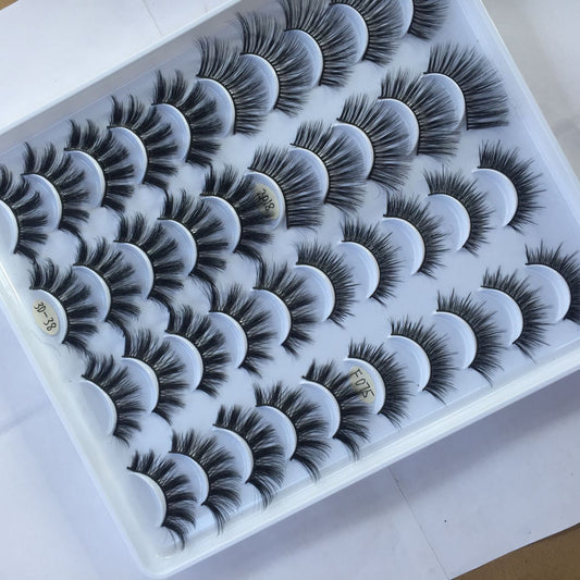 20 Pairs False Eyelashes Three-dimensional Multi-layer Mixed Eyelashes