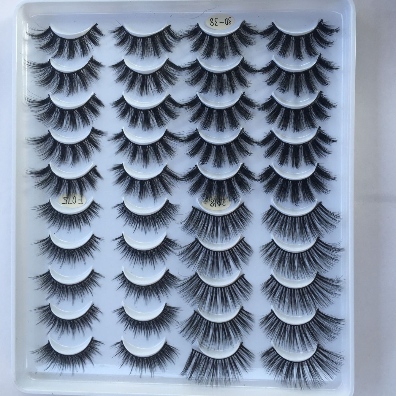 20 Pairs False Eyelashes Three-dimensional Multi-layer Mixed Eyelashes