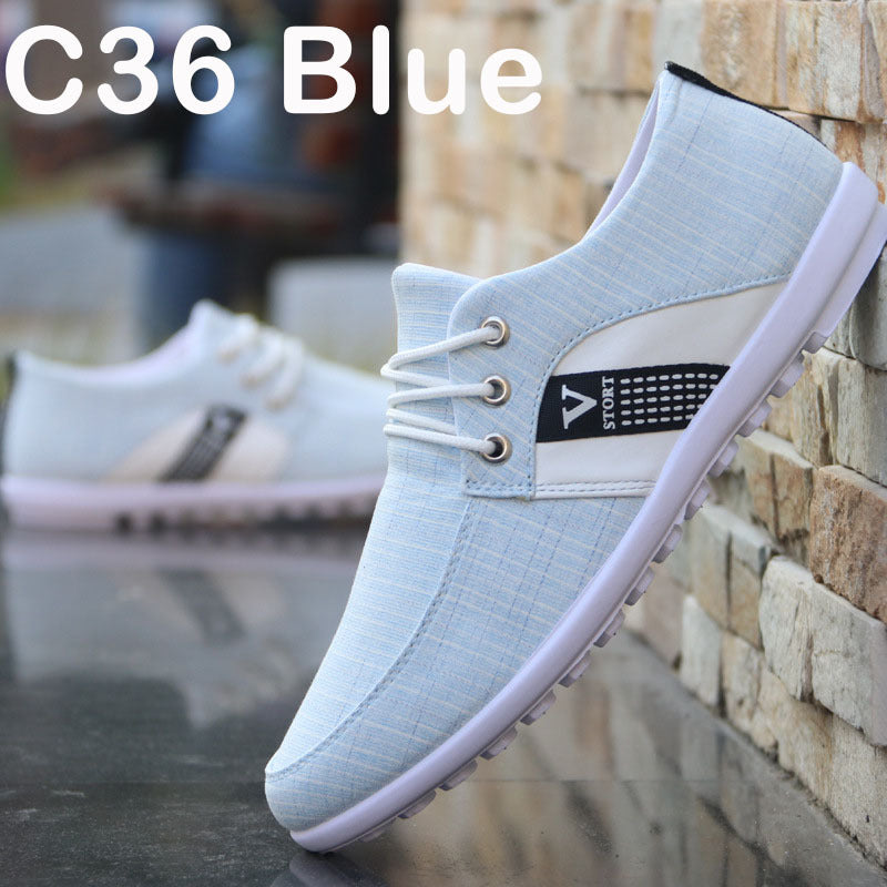 Men's Soft-Soled Canvas Shoes-  Sports And Leisure Old Beijing Cloth Shoes, Peas Shoes