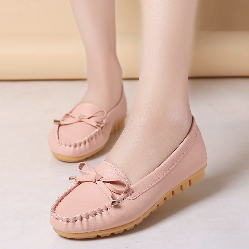Flat Heel Pumps - Single Shoes, Flat Women's Student Peas Shoes