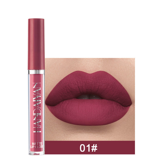 Matte Non-stick Cup Lip Gloss - Non-fading Matte Liquid Lipstick